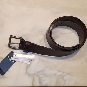 NWT Hollister Brown Leather Belt